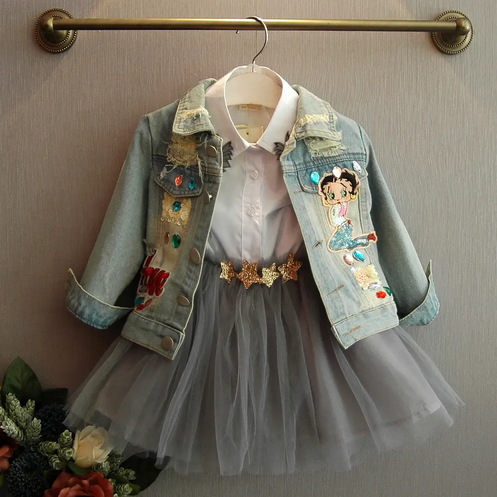 Fashion Trendy Acetate Fiber Girls Cotton Coat
