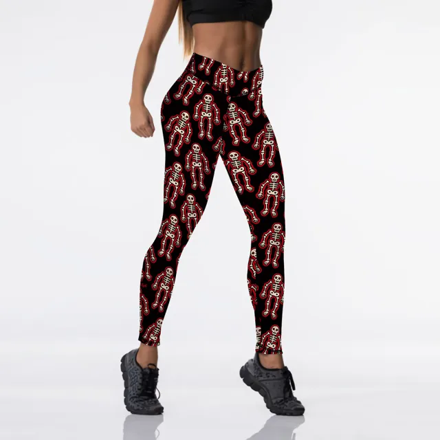 Women's Halloween Character Print Leggings Jk1124Color S - Shop at LoveMi