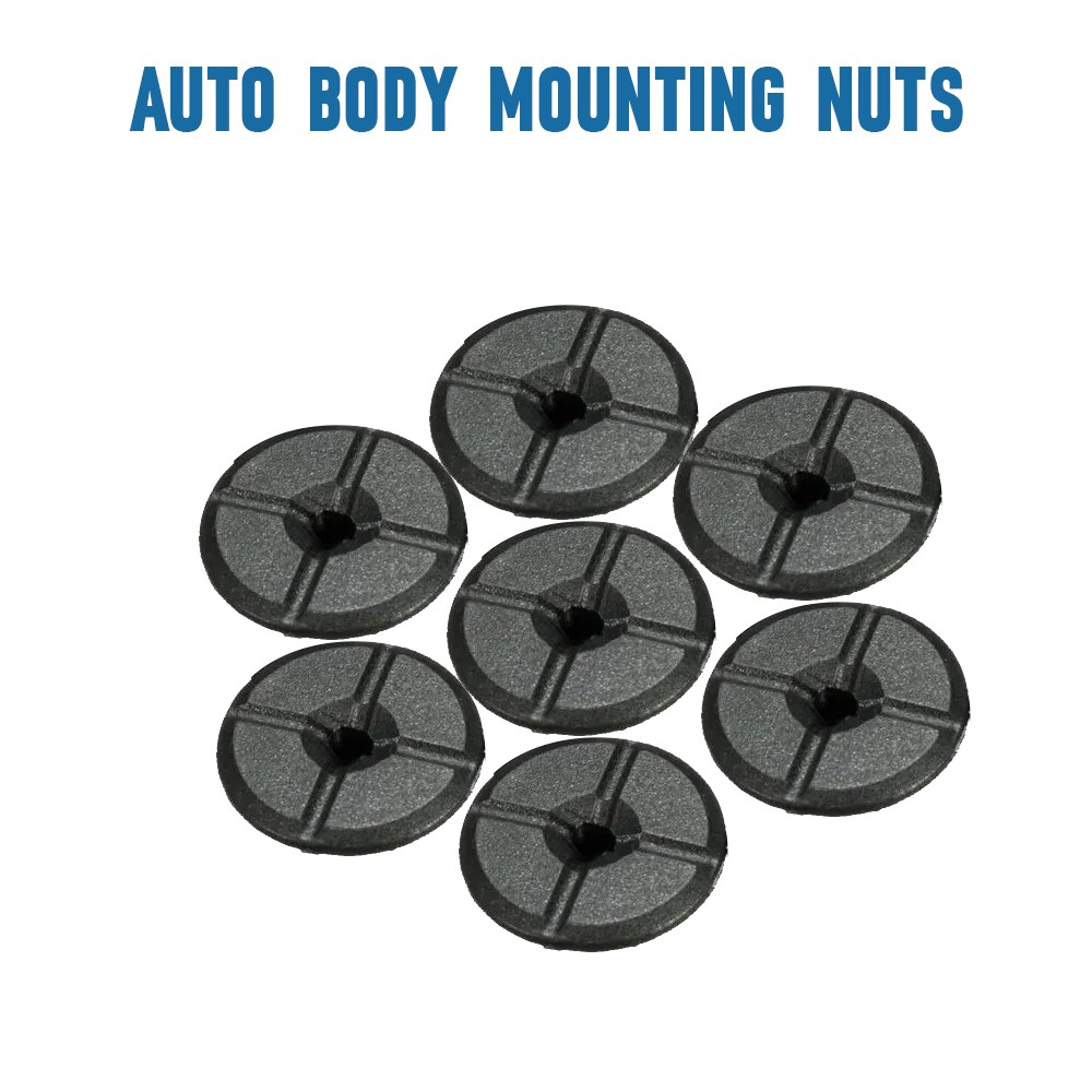 For M Ercedes Nylon Nuts Wheel Arch Trim Panel Splash Guard Undertray Bumper 50x — image 8