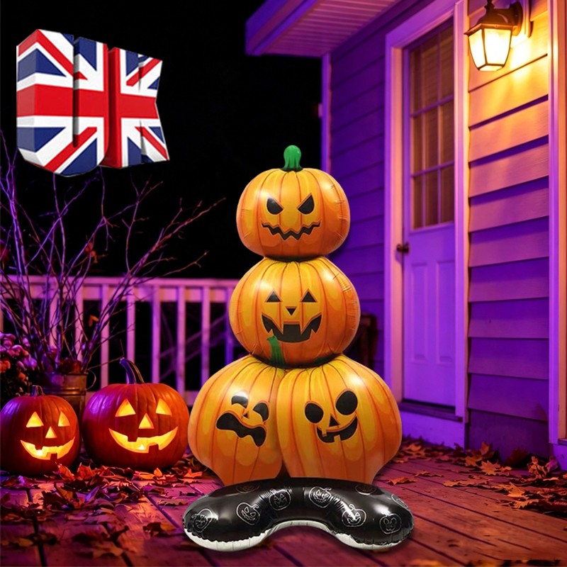 Halloween Inflatable Pumpkin Decoration Suitable For Indoor & Outdoor Decor — image 2