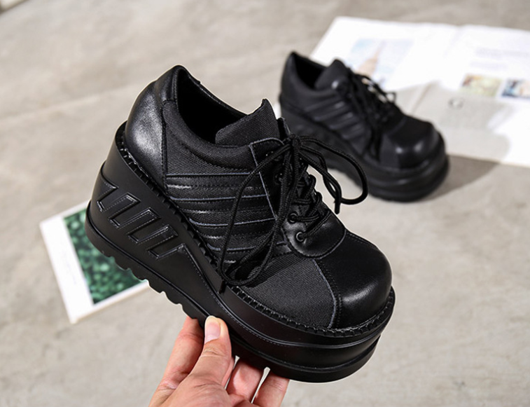 Title 4, Punk Big Toe Platform Shoes WomenGoth Retro Spo...