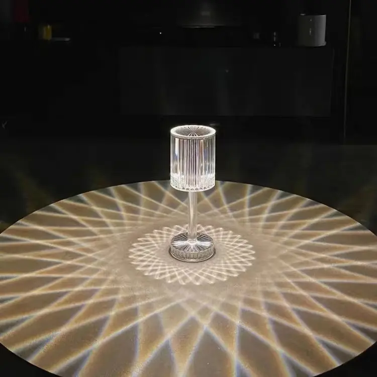 Diamond Crystal Lamp Bedroom Bedside Ambience Light