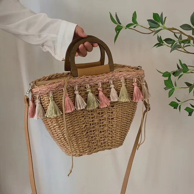 Ethnic Style Su Single Shoulder Crossbody Bag Brown - Shop at LoveMi