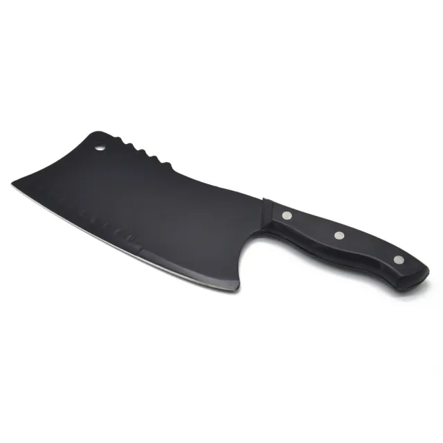 Kitchen Stainless Steel Bone Chopping Knife Black - Shop at LoveMi