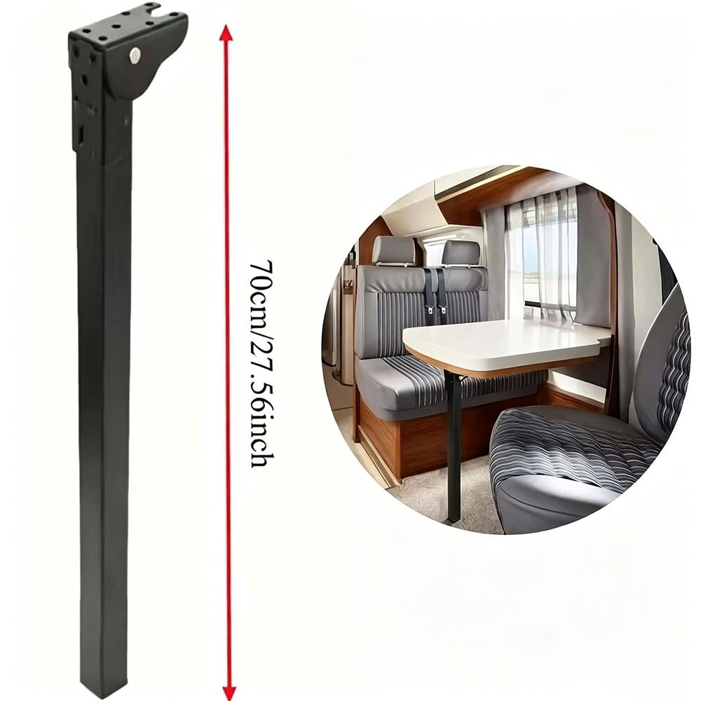 4pcs Folding Table Legs 70cm Metal Foldable For Desk Furniture Cabinet — image 5