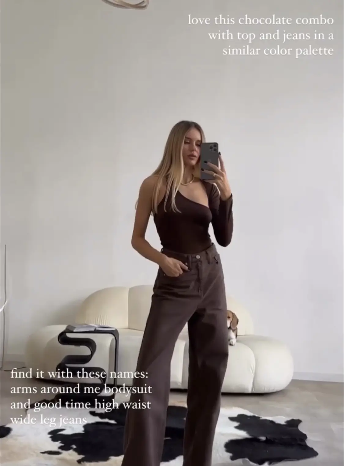 Wide High Waist Slim Retro Jeans