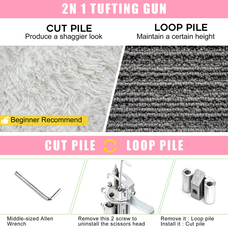 Electric Carpet Weaving Cut Velvet Two-in-onePiquada Electric Gun — foto 6