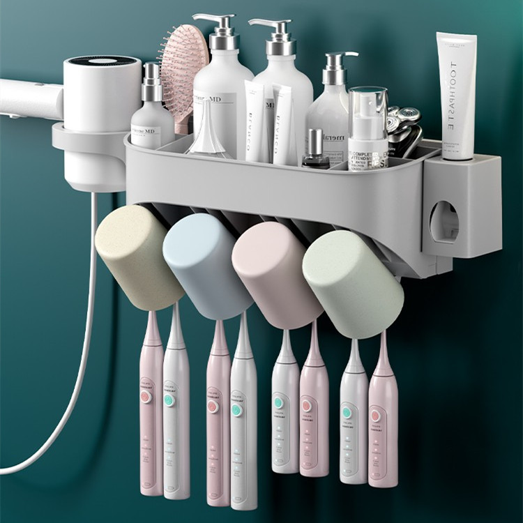 2cups Hair dryer rack