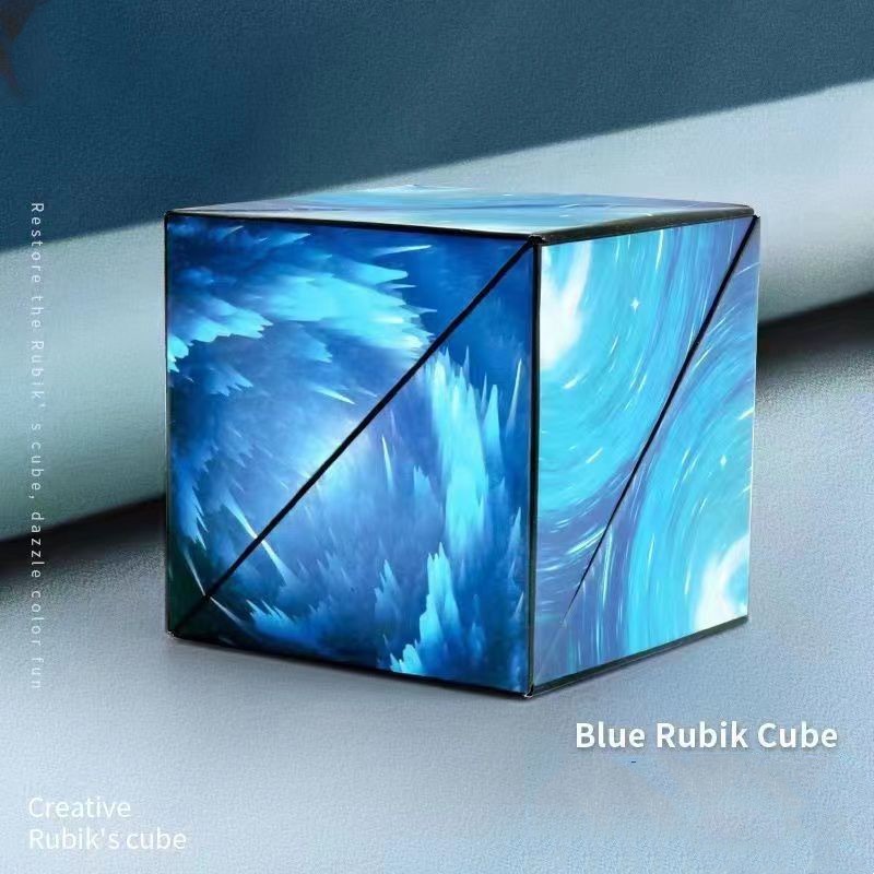 Blue Rubik Cube