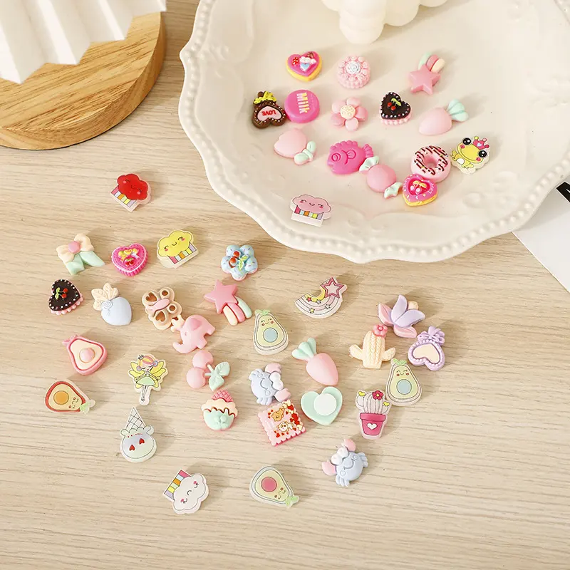 Resin Cartoon Pattern Mobile Phone Stickers Three-dimensional 3D Water