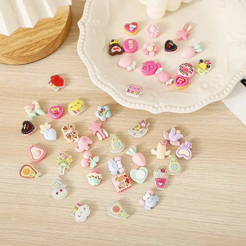 Resin Cartoon Pattern Mobile Phone Stickers Three-dimensional