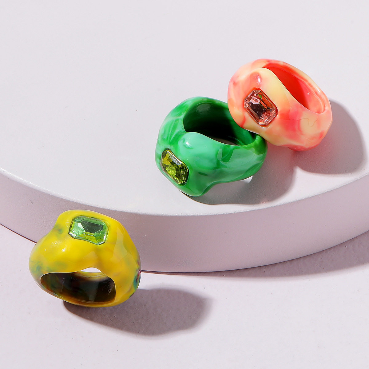 Acrylic Resin Ring Shank Set