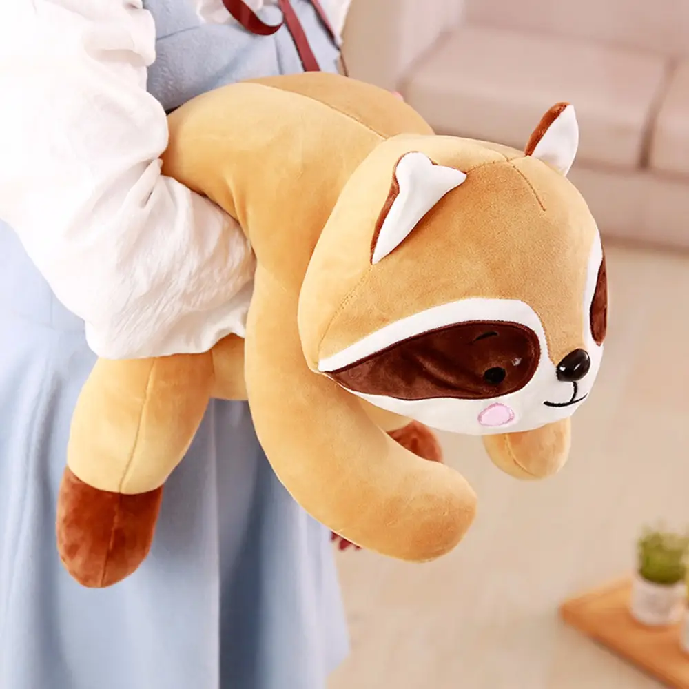 Cute Super Soft Down Cotton Raccoon Doll