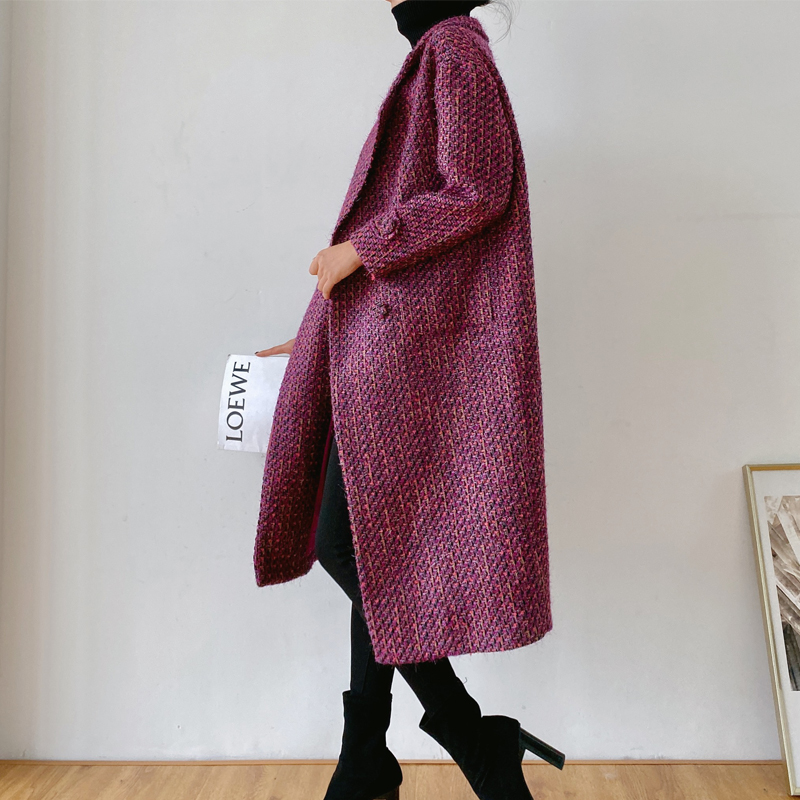 Women's Fashion Loose Vintage Tweed Jacket