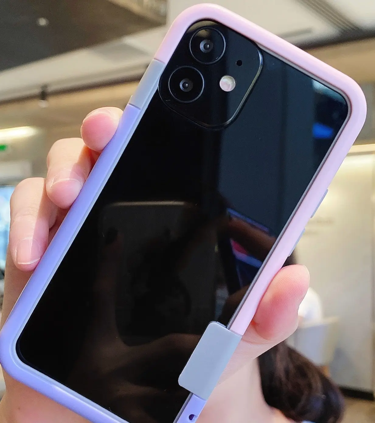 Color Matching Mobile Phone Case Two-color Border