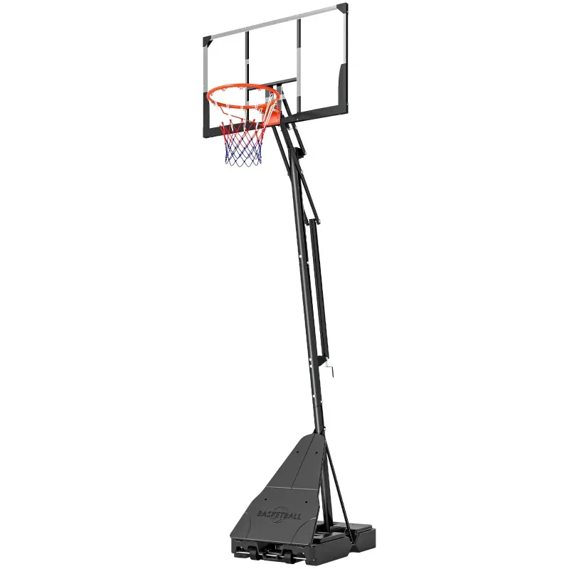 Portable Basketball Hoop Outdoor, 8-10ft Adjustable Goal