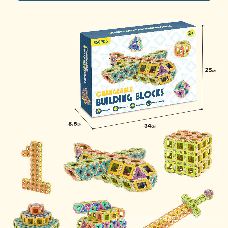 Title 1, Blocos de Construção Espaciais com Fivela de Em...