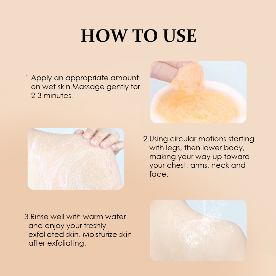 Turmeric Body Cleanser Facial Scrub Cleansing Oil Control Blackhead Remover Shrink Pores Skin Care Body Care - Image 5