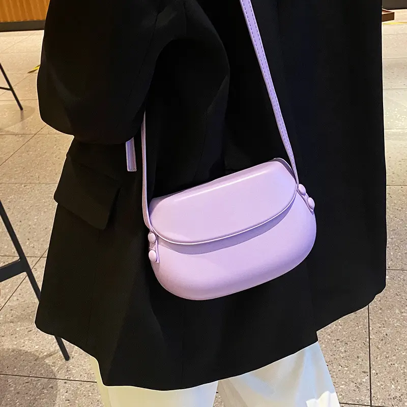 Candy Color Cute Shell Bag Fashion Saddle Bags Women