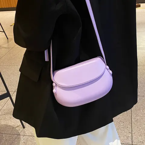 Candy Color Cute Shell Bag Fashion Saddle Bags Women