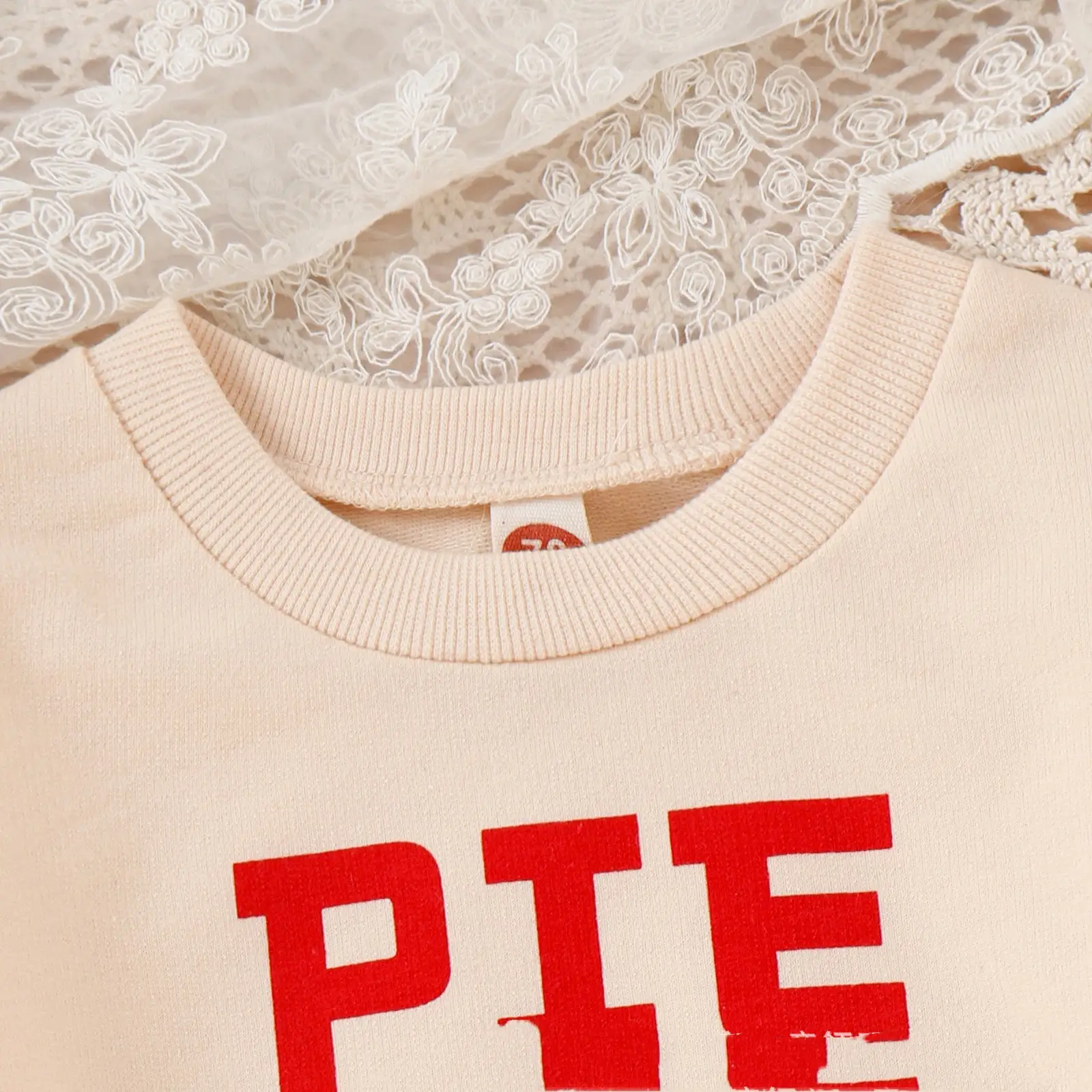 Letter Print Romper Children's Clothing