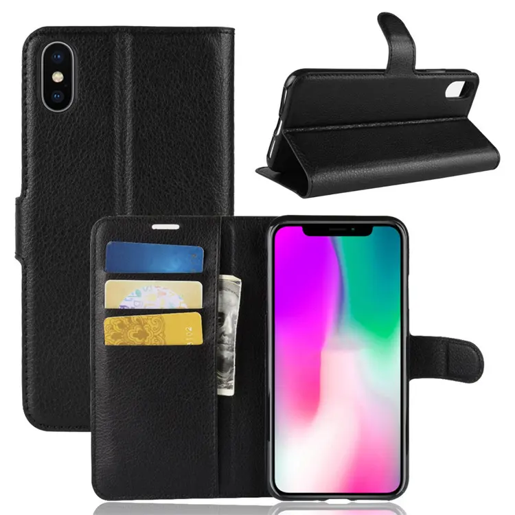 Litchi Pattern Leather Case