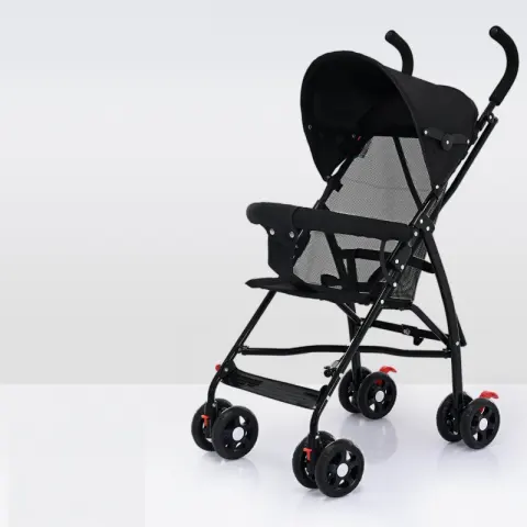 Sit and Lie Down Baby Portable Folding Simple Trolley