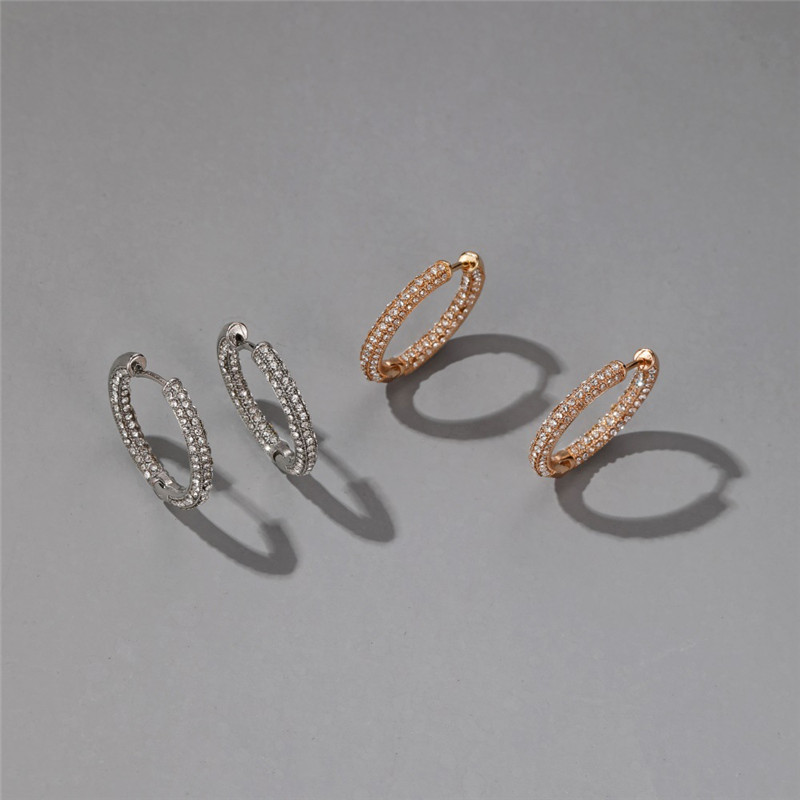 European And American Classic Geometric Hoop Earrings