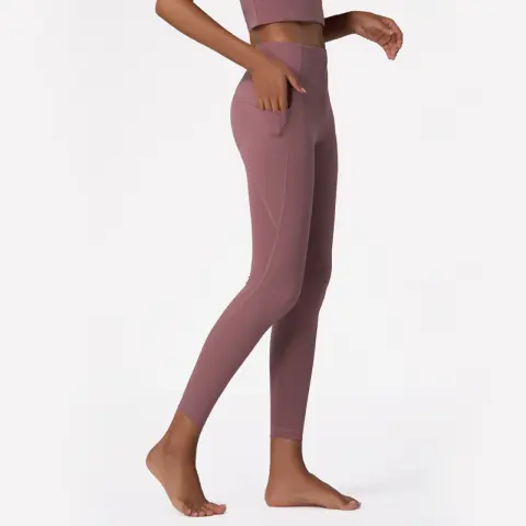 Leggings Pocket Smooth Yoga Fitness