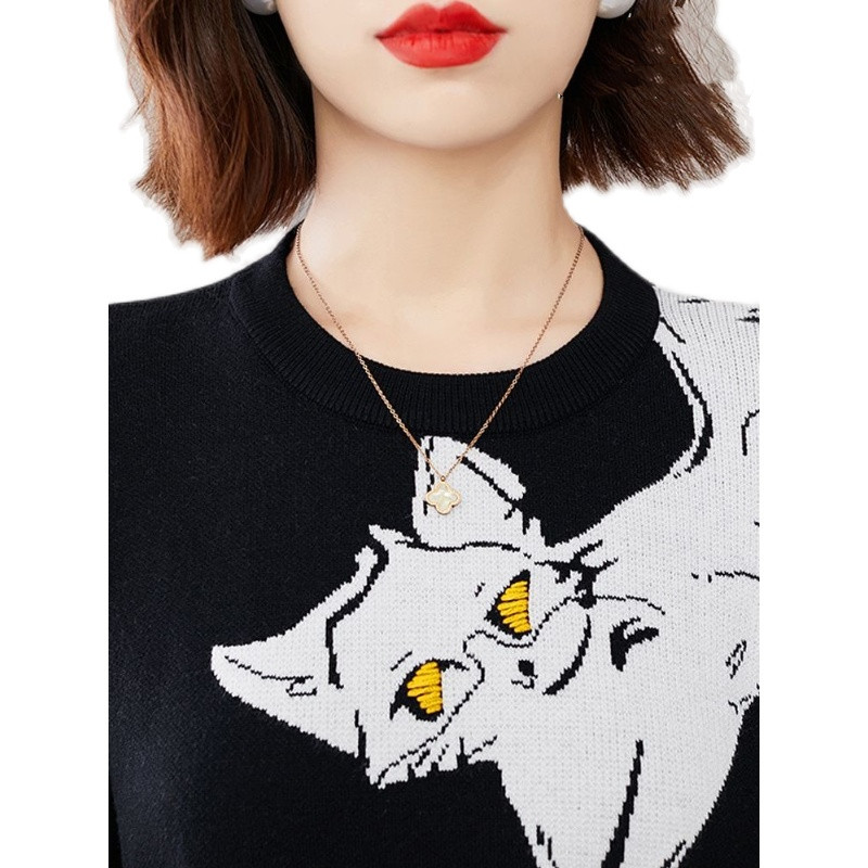 Sweater Design Sense Winter Bottoming Shirt Loose Outer Top