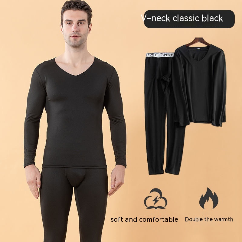 Title 2, Milk Silk Seamless Thermal Underwear Men