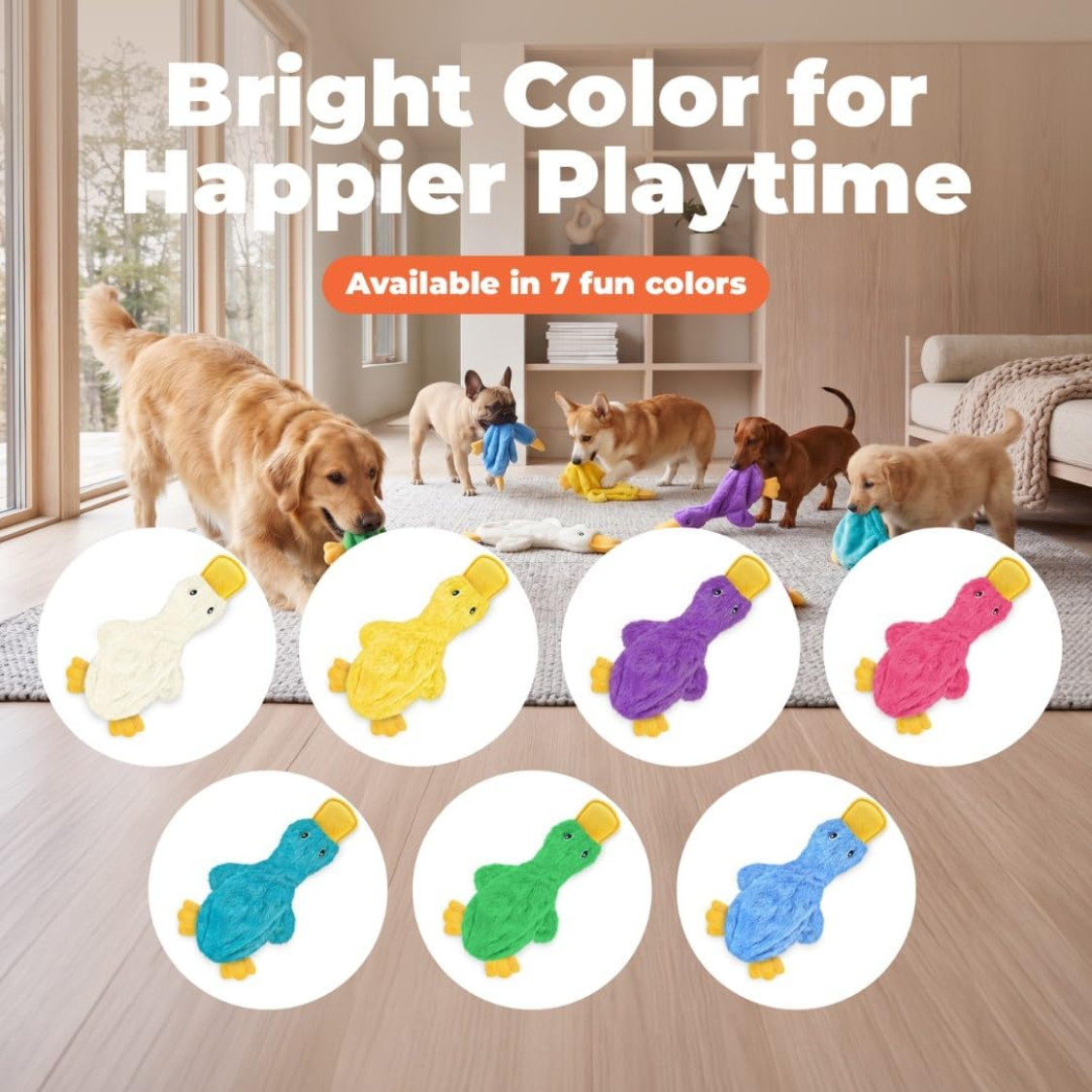 Best Pet Supplies Interactive Squeaky Dog Chew Toy, Ideal Dog Toys For Chewers, Small, Medium  Large Dogs, And Fetch Lovers — foto 2