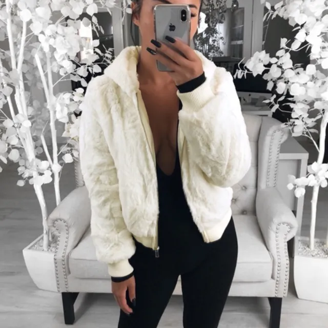 Women's Fox Fur Autumn And Winter Mink Fur Bunny Fur Coat Women Apricot - Shop at LoveMi