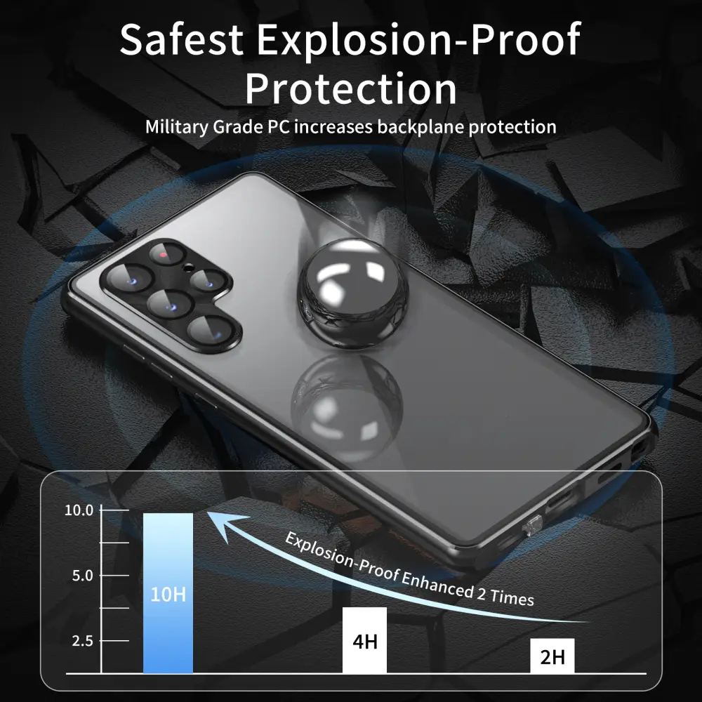 Suitable for Goggles Metal Phone Case Peep-proof Magnetic King