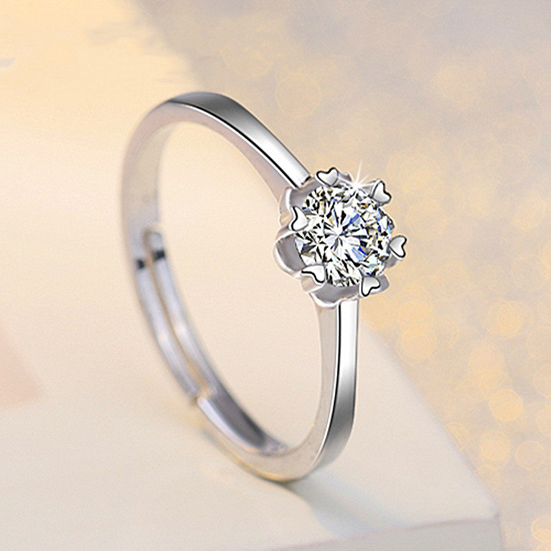 Title 3, Eight Heart Eight Arrow Zircon Moissanite Ring