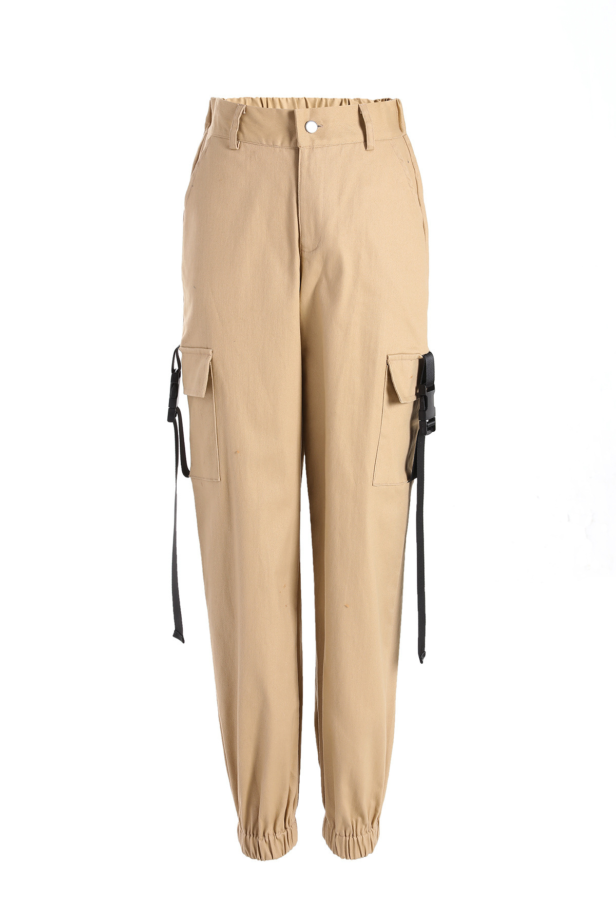 Women's New Style Streamer Bag Buckle Casual Pants