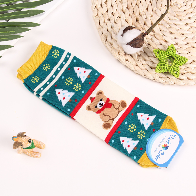 Title 3, New Years Socks for Autumn and Winter Christma...