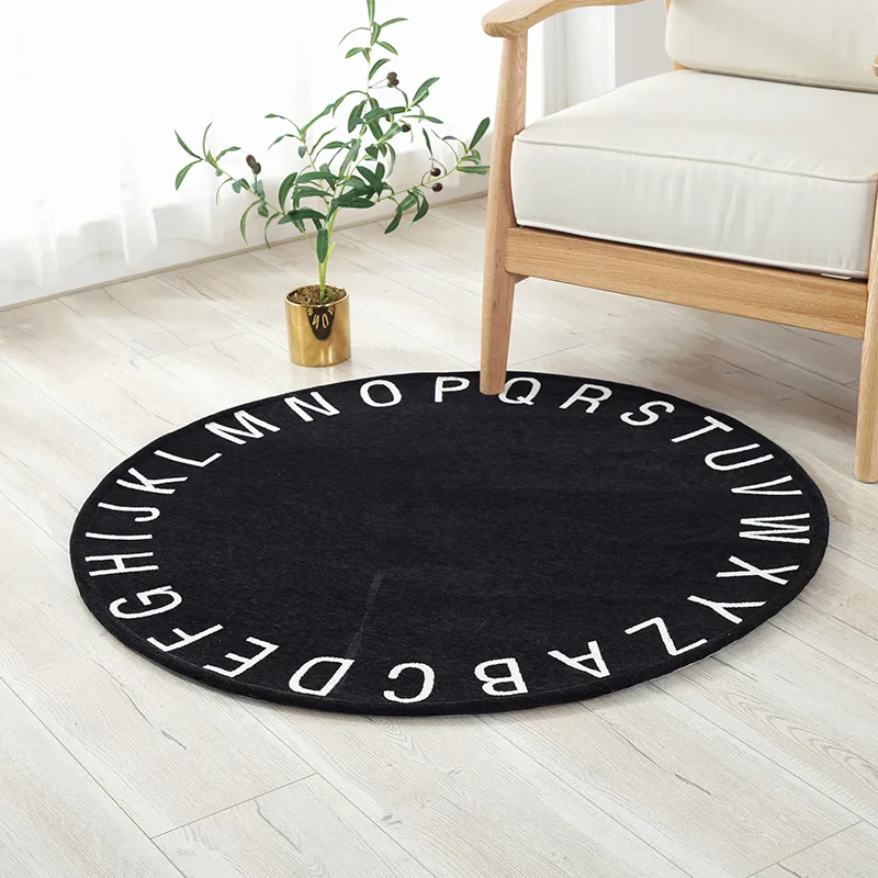1pc Round ABC Alphabet Kids Rugs