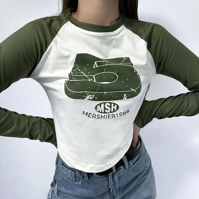 Autumn New Fashion Sweet Spicy Girl Colorful Sweatshirt Ins Tide Colorful - Shop at LoveMi