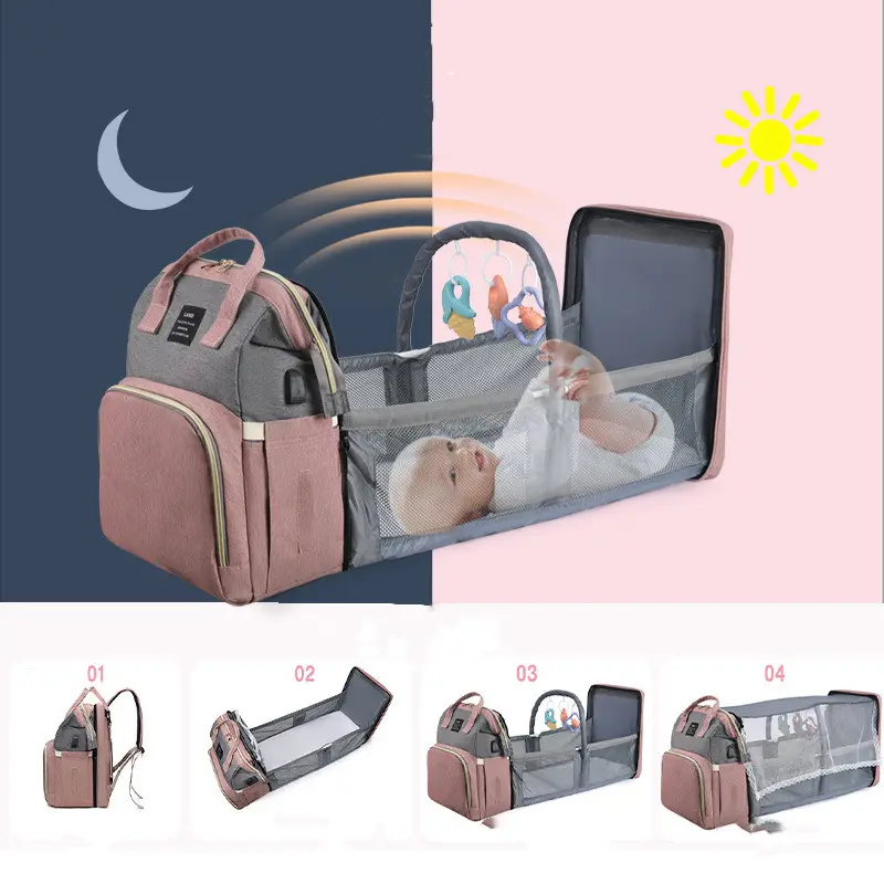 New Mummy Baby Crib Backpack Large Capacity Out Milk