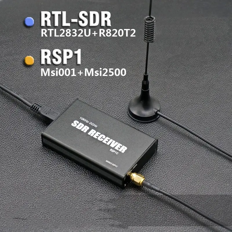 All-band Software Radio RTL-SDR RTL2832U R820T2 Receiver Aviation Shortwave