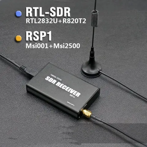 All-band Software Radio RTL-SDR RTL2832U R820T2 Receiver Aviation Shortwave