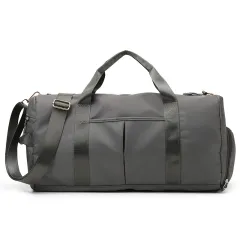 Sports Gym Bag Female Large-capacity Yoga - Grey - View 1