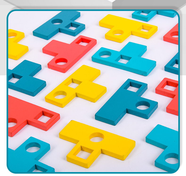 Wooden Matching Logical Thinking Training Puzzle: A Comprehensive Cognitive Development Tool