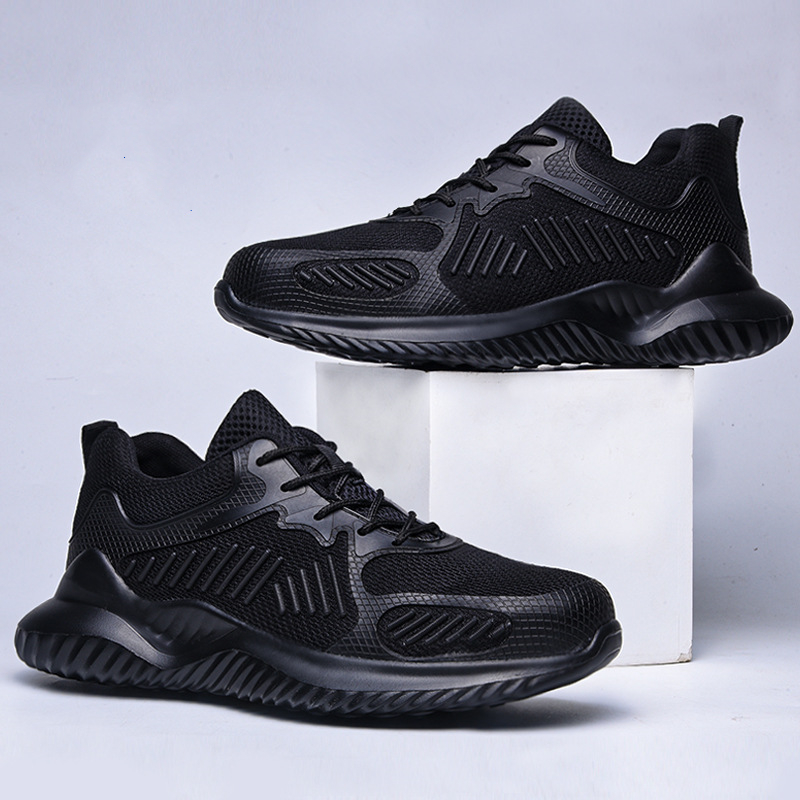 Full Black Lightweight Work Shoes