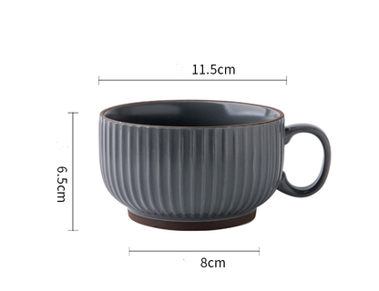 Breakfast cup dark grey