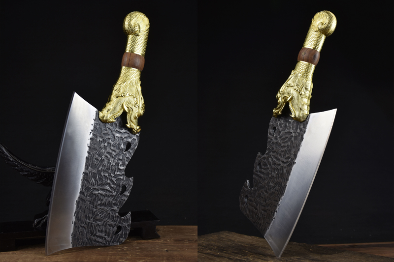 Dragon Bone Chopping Knife-Golden Equipment