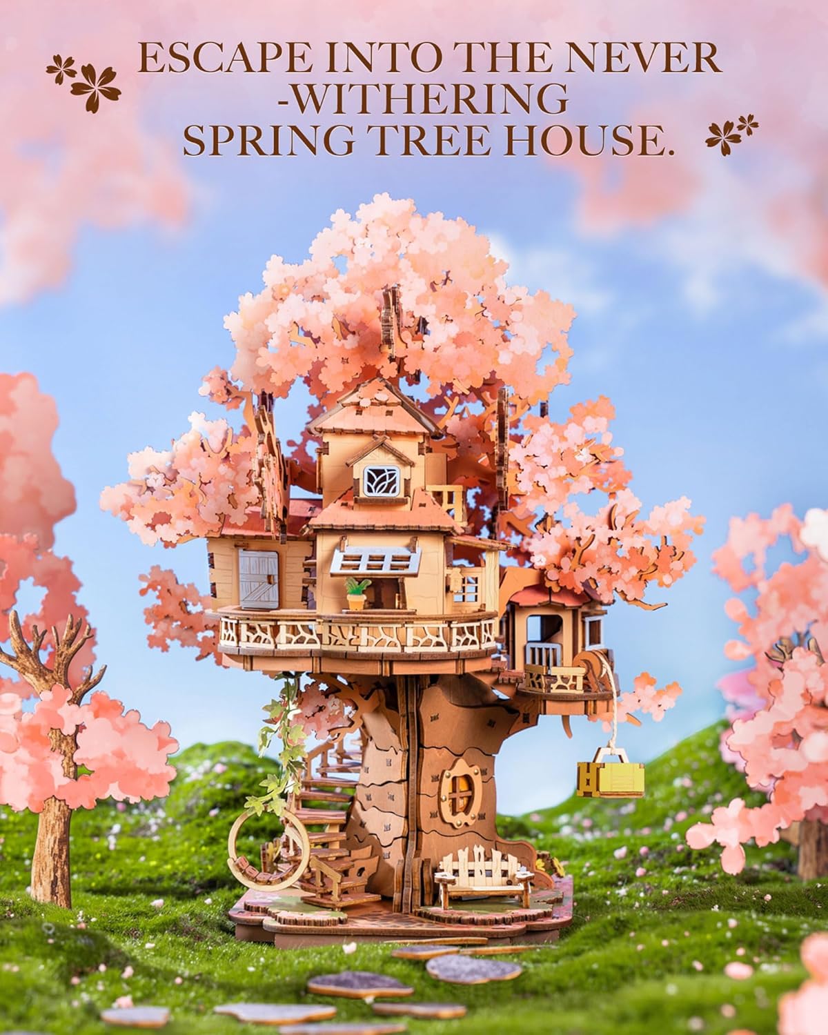 Rolife DIY Miniature Sakura Tree House Kit