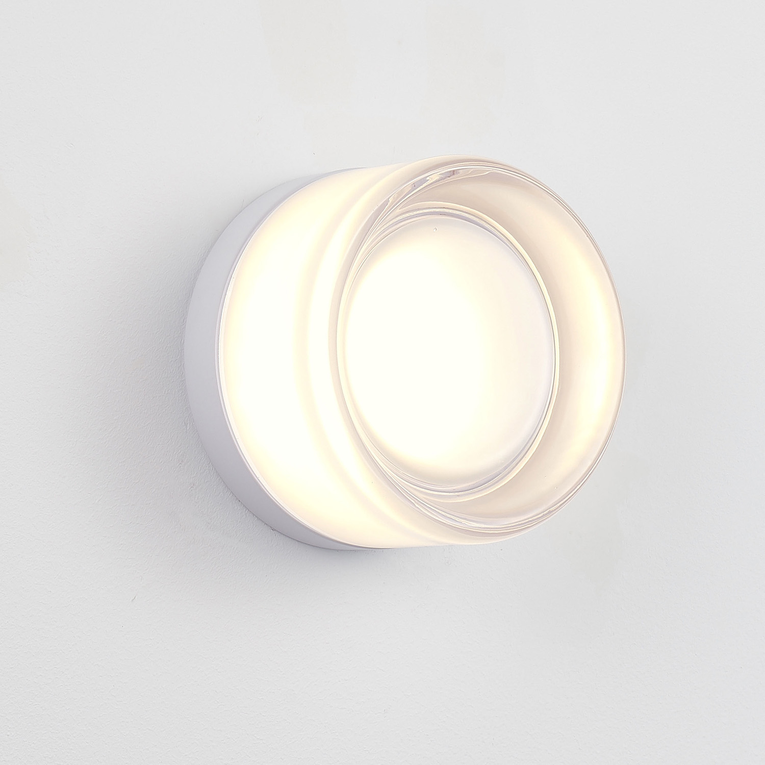 LED Wall Sconce Creative Round Glass Lighting Indoor Outdoor Wall Mounted Lamp Ceiling Light For Living Room Bathroom Porch Deco -White Color — foto 5