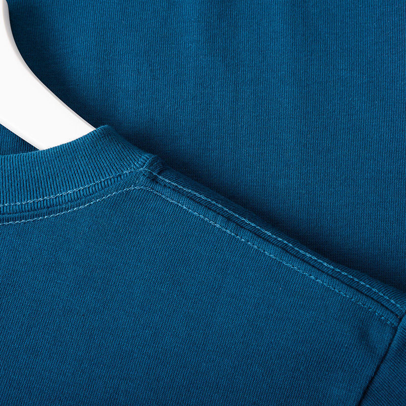 Round Neck Long-sleeved Low-saturated Cotton American Bottoming Shirt